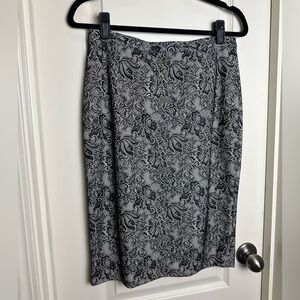 THE LIMITED Black Lace Pencil Skirt | Size 6